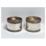 Napkin Rings Silver-plated VTG