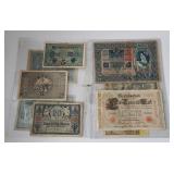 Classic WW1 & WW2 Era Banknotes