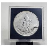 1998 Silver $1 Dollar Brilliant Unc Capsule RCMP