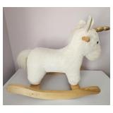 Plush Ride-on Rocking - Unicorn H:19" L:24"