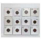 1919 to 1957 US Penny Set