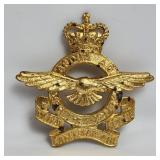 Royal Canadian Air Force Vintage Hat Badge Brass