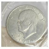 1971S Silver $1 Dollar US UNC