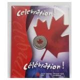 2004 P Canada Color 25 Cents Celebration Sealed