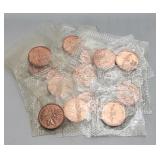 1964 to 1992 Sealed ProofLike Cent Coins