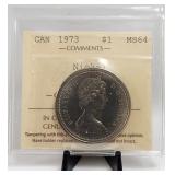 1973 Canada $1 ICCS Mint State 64