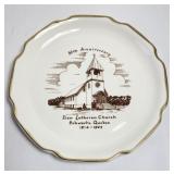 Plate - Zion Lutheran Church 50th Anniversary