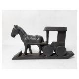 Cast Iron Horse & Carriage Doorstop