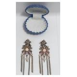 Earrings Beads & Rhinestones VTG