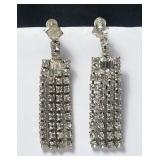 Clear Rhinestone Ear Ring VTG