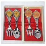 1976 Montreal Olympics Miniature Fork & Spoon Set