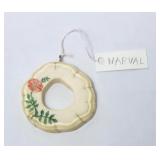 Engraved Narval Pendant (Wild Rose)