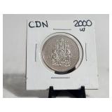 2000 W 50c ProofLike Canada Unc