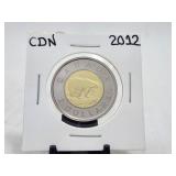 2012 $2 Canada Proof Cameo UNC