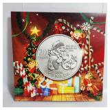 2013 $20 Pure Silver Canada Santa Klaus