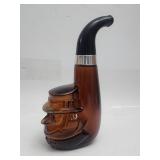 Glass Pipe Decanter Tribute After Shave LotionAVON