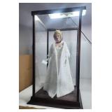 Marilyn Monroe Porceln Collector Doll Display Case