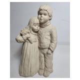 Girl/Boy Statue H: 10.5" Austin Productions 1987