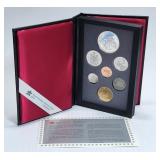 1990 Silver $1 Canada Proof Set Kelsey Explorer