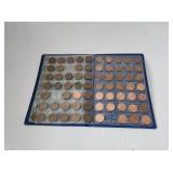 1940-1972 Canada Cent Album 70 Coins