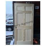 30" Right Hand Interior Pine Door