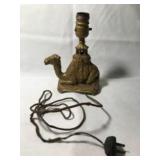 Antique Cast-iron Camel Lamp