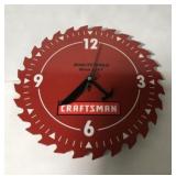 Sears Craftsman Tools Saw Blade Wall Clock