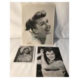 Debbie Reynolds Autographed Pictures (3)