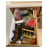 Drawer of kitchen supplies bring box