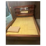 Full size waterbed frame