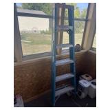 Warner fiberglass ladder