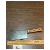 Briddell number 880  8 inch meat cleaver wood