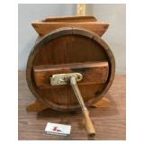 Wooden butter churn