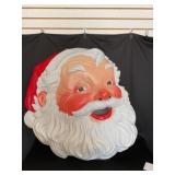 Plastic Santa Faces