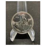 1987 American Prospector .999 Silver 1 ounce