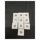 Bag of 10 Indian Head Pennies 1880-1899