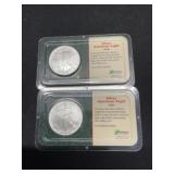 Set of 2- 2006 Silver Eagles