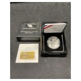 2018  WWI Silver Proof Dollar with COA