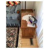 End table with clock 22 x 13 x 20 tall