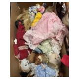 Box of dolls