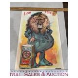 Lion Coffee Poster