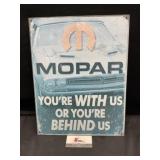 Metal Mopar Sign