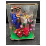 Lighted Korean wedding dolls