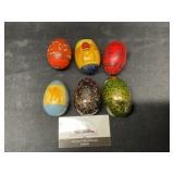 Wooden Painted Eggs