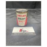 Sinclair motor oil coin bank