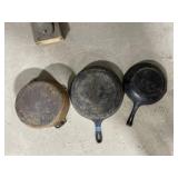 Cast iron pans