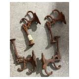 Vintage metal hooks