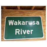 Wakarus River sign