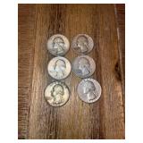 1942,1959, 1961, 1964 quarters