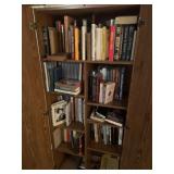 Cabinet full of books